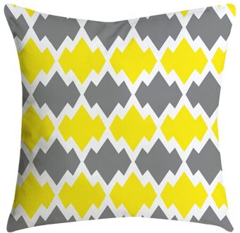 Ananas Blad Geel Kussensloop Sofa Auto Taille Gooi Kussenhoes Home Deco Luxe Sierkussen Office Наволочки Декоративные