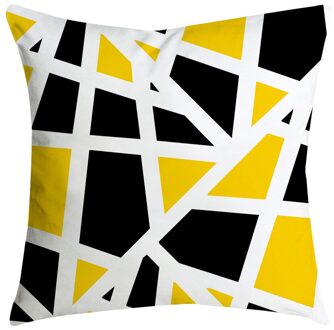 Ananas Blad Geel Kussensloop Sofa Auto Taille Gooi Kussenhoes Home Deco Luxe Sierkussen Office Наволочки Декоративные