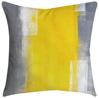 Ananas Blad Geel Kussensloop Sofa Auto Taille Gooi Kussenhoes Home Deco Luxe Sierkussen Office Наволочки Декоративные