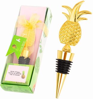Ananas Champagne Red Wine Bottle Stopper Valentijnsdag Bruiloft Hotel Decoratie Keuken Gadget Bar Tool Accessoires