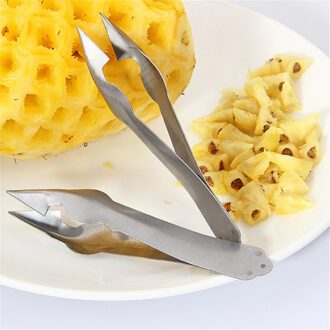 Ananas Dunschiller Praktische Fruit Clip Zaad Cutter Rvs Remover Thuis Keuken Zaad Salade Gereedschap