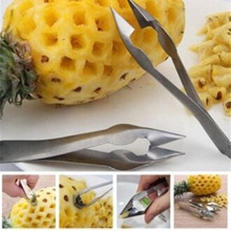 Ananas Eye Dunschiller Home Keuken Rvs Zaad Remover Snijden/Clip Tool