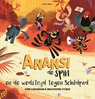 Anansi de spin en de wedstrijd tegen Schildpad -  Iven Cudogham (ISBN: 9789025781491)