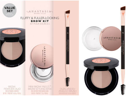 Anastasia Beverly Hills Fluffy and Fuller Looking Brow Kit (Various Shades) - Taupe
