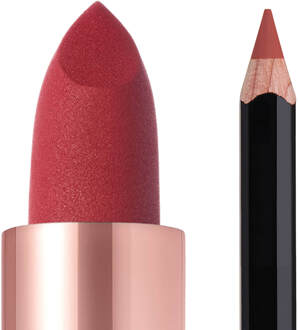 Anastasia Beverly Hills Fuller Looking and Sculpted Lip Duo Kit (Various Shades) - Sugar Plum Matte Lipstick & Raisin Lip Liner