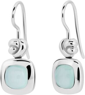 'Anat' Dames 925 Sterling Zilveren Oorbellen - Zilver ZO-7467