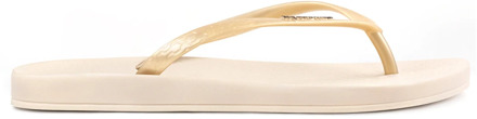 Anatomic Tan Dames Slippers - Beige/Gold - Maat 35