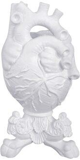Anatomisch Hart Vorm Bloem Vaas Nordic Stijl Bloempot Kunst Vazen Sculptuur Desktop Plant Pot Voor Home Decor Ornament wit