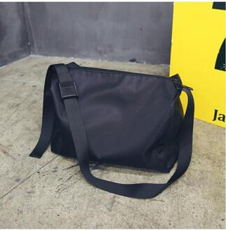 Anawishare Vrouwen Schoudertassen Nylon Handtassen Casual Crossbody Tassen Voor Vrouwen Messenger Bags Bolsa Feminina Bolsos Mujer zwart / 37x25x22cm