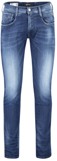 Anbass Hyperflex Re-Used Slim Fit Jeans Replay , Blauw , Heren - W31 L34,W38 L34,W29 L32,W30 L32