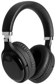 Anc Bluetooth Headset Active Noise Cancelling Draadloze 3D Stereo Hoofdtelefoon Mic Koptelefoon Deep Bass Hifi Sound Gaming Oortelefoon zwart