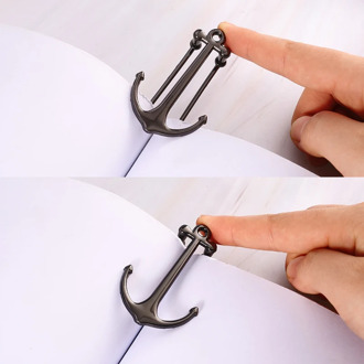 Anchor Bookmarks Creative Bookmark Metal Page Holder for Students Teachers Graduation Gifts School Office Supplies