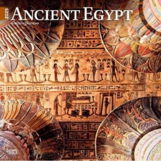Ancient Egypt 2025 12 X 24 Inch Monthly Square Wall Calendar Plastic-Free Browntrout Travel - Browntrout