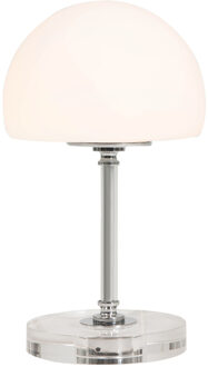 Ancilla Tafellamp Wit Zilver