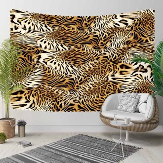Anders Bruin Wit Zwart Luipaard Bont Dier 3D Print Decoratieve Hippi Bohemian Muur Opknoping Landschap Tapijt Muur Art 140x140