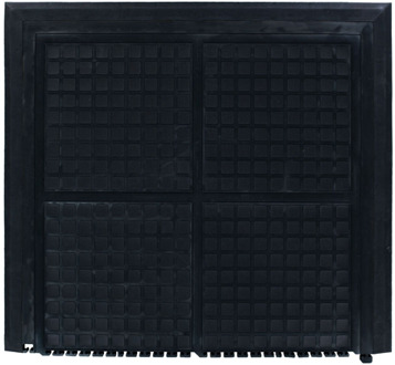 Andersen Hog Heaven III modulaire rubber werkplaatsmat - Zwarte rand - Middenst
