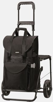 Andersen Komfort Shopper Senta Stoel boodschappentrolley zwart - No Size