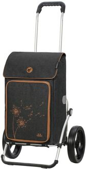 Andersen Royal Shopper Erbo black boodschappentrolley Zwart - H 58 x B 35 x D 22 cm