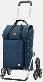 Andersen Royal Shopper trappenklimmer boodschappentrolley ivar blue Blauw