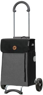 Andersen Scala Shopper Hente black boodschappentrolley Zwart - H 48 x B 35 x D 22 cm