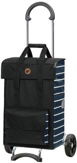 Andersen Scala Shopper Jella blue boodschappentrolley Blauw - H 101 x B 45 x D 33 cm