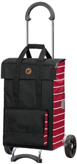 Andersen Scala Shopper Jella red boodschappentrolley Rood - H 101 x B 45 x D 33 cm