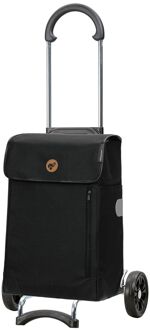 Andersen Scala Shopper Weda black boodschappentrolley Zwart - H 48 x B 35 x D 22 cm