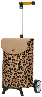 Andersen Unus Shopper Fun Tyra leo boodschappentrolley Multicolor - H 59 x B 35 x D 24 cm