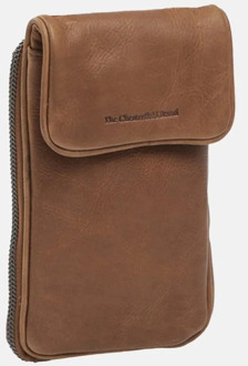 Anderson Leren Crossbody tas / Telefoontasje - Cognac