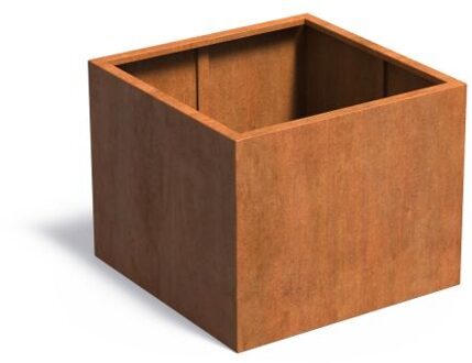 Andes cortenstaal 100x100x80 cm zonder bodem