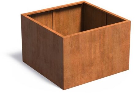 Andes cortenstaal 120x120x80 cm zonder bodem