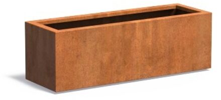 Andes cortenstaal 120x40x40 cm plantenbak