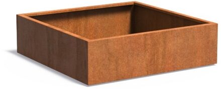 Andes cortenstaal 140x140x40 cm plantenbak