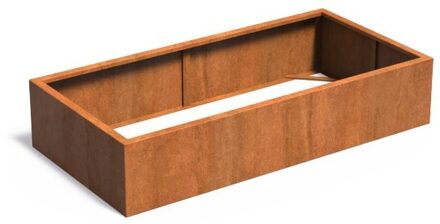 Andes cortenstaal 200x100x40 cm zonder bodem
