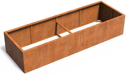 Andes cortenstaal 300x100x60 cm zonder bodem