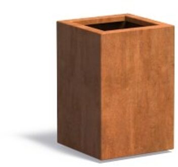 Andes cortenstaal 40x40x60 cm plantenbak