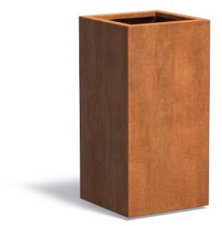 Andes cortenstaal 50x50x100 cm plantenbak