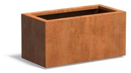 Andes cortenstaal 80x40x40 cm plantenbak