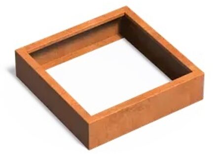 Andes cortenstaal 80x80x20 cm zonder bodem
