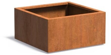 Andes cortenstaal 80x80x40 cm plantenbak