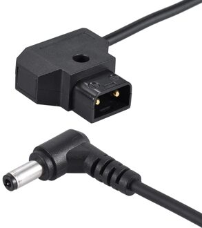 Andoer 2 M/6.5ft D-Tap 2Pin Male Naar Dc 5.5*2.1 Mm Adapter Kabel Uitbreiding Elastische lijn Voor Anton V-Mount Batterij Dslr Kooi Rig