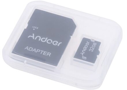 Andoer 32GB Class 10 Memory Card TF Card TF Card Adapter for Camera Car Camera Cell Phone Table PC Audio Player GPS