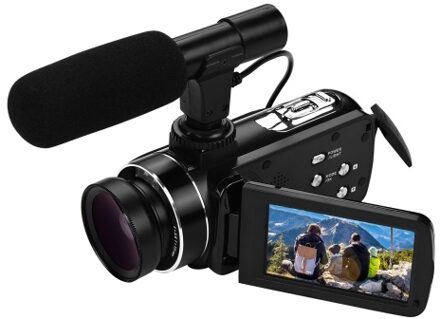 Andoer 4K Handheld DV Professional Digital Video Camera CMOS Sensor Camcorder