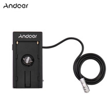 Andoer Blackmagic Cinema Camera Bmpcc 4K Voeding Mount Plaat Adapter Met Lente Kabel Voor Sony NP-F970 F750 F550 batterij
