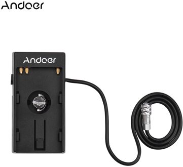 Andoer Camera Dv Batterij Voeding Mount Plaat Adapter Met 1/4 Inch Schroef Voor Sony BP-U30 U60 U90 BP-U Batterij rechtdoor kabel