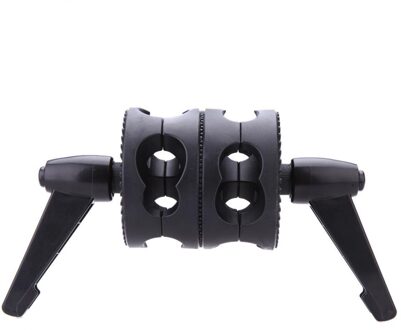 Andoer Dual Draaibare Grip Hoofd Hoek Klem Voor Photo Studio Boom Arm Reflector Houder Stand