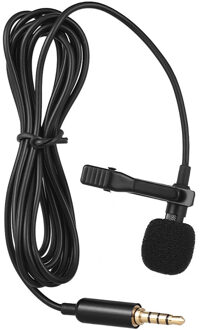 Andoer EY-510A Mini Draagbare Clip-On Revers Microfoon Voor Iphone Ipad Android Smartphone Dslr Camera Computer Pc Laptop