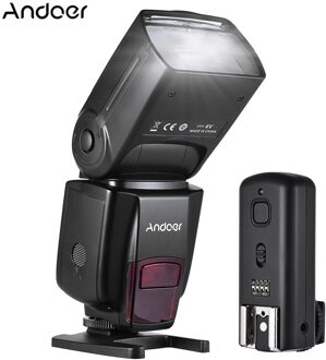Andoer Flash AD560 Iv 2.4G Wireless On-Camera Slave Speedlite Flash Light GN50 Flash Trigger Voor Canon Nikon sony A7/A7 Ii