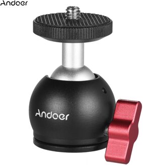 Andoer Mini Bal Hoofd Statief 360 ° Swivel Horizontale Verticale 1/4-Inch Interface Voor Dslr Slr Mini Statief montage Bal Hoofd