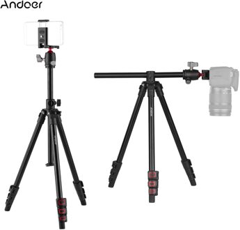 Andoer Q160H Camera Statief Horizontale Mount Professionele Reizen Statief Panoramisch Balhoofd Voor Dslr Ildc Camera Smartphone